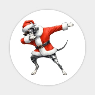 Christmas Great Dane Dog Dabbing Dance Magnet